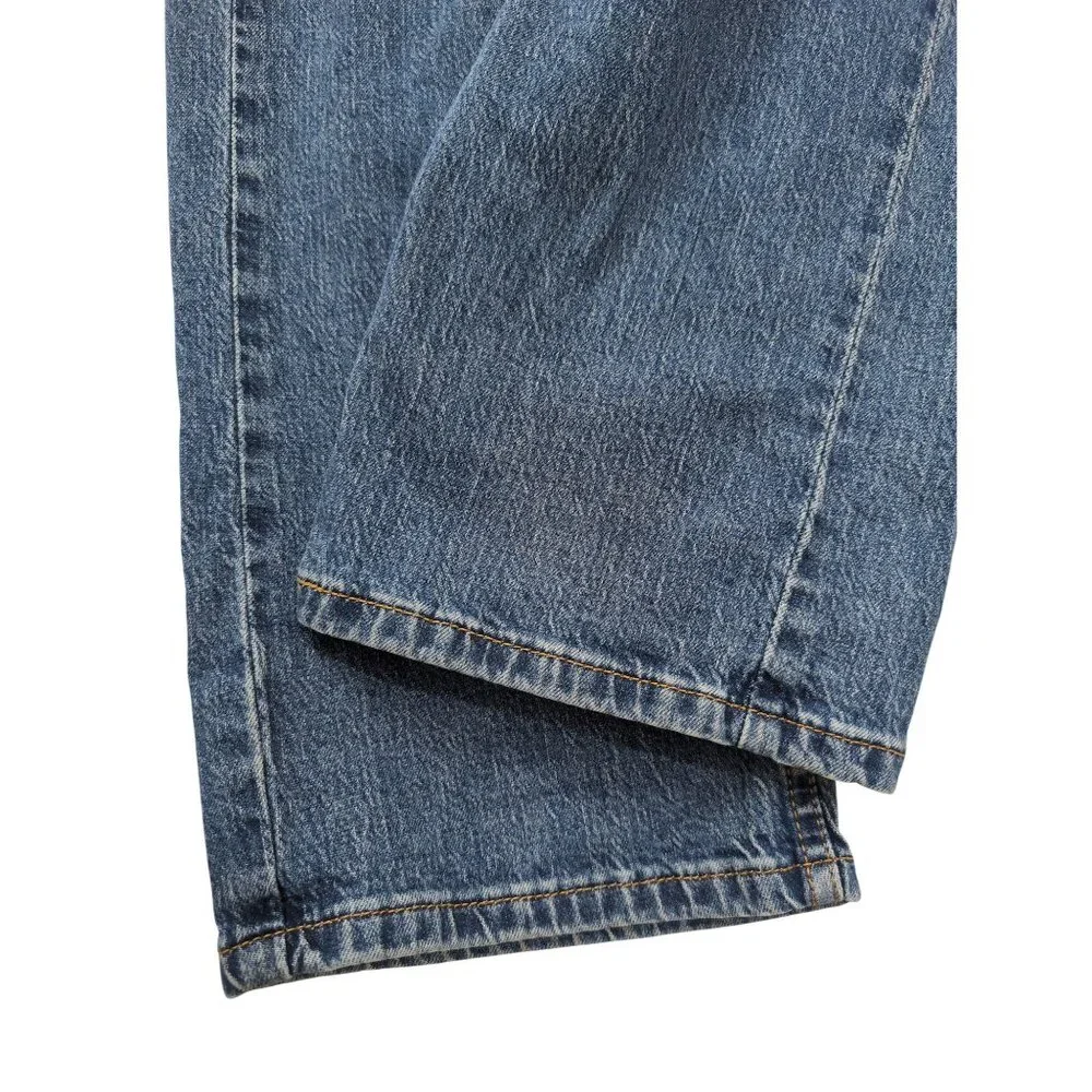 Levis 505 Jeans Mens 38 x 32 Measure 38 x‎ 28.5 Blue Straight Leg Regular Fit